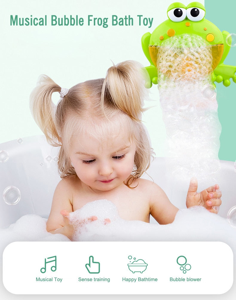 Froggy Bubble-Bath Buddy